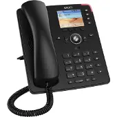 Herma D713 - VoIP-telefon med nummerpresentation - 3-riktad samtalsförmåg - SIP, RTCP, SRTP, RTP, RTCP-XR, ICE, SIPS, SRTCP, SDP - svart