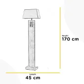 ONLI Golvlampa Miriel , Ljust trä, Vardagsrum / matsal, Trä, Skandinavisk, Golvlampa