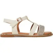 Tommy Hilfiger Metallic Textured Strap Sandals