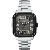 Fossil Analog klocka svart / silver / vit