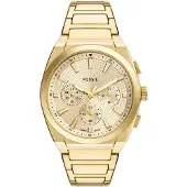 Fossil Analog klocka 'Everett' guld / svart