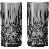 Nachtmann Noblesse Longdrink 39,5cl 2-p - Highballglas & Longdrinkglas Kristallglas Smoke