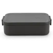 Brabantia Make & Take, Lunchlåda, Vuxen, Grå, Plast, Monokromatiskt, Rektangulär