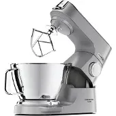 Kenwood KVC85.124SI - Chef Baker multifunktionell konditorrobot - 2 skålar 5L och 3,5L - 1200W - Integrerad skala 6kg - Silver