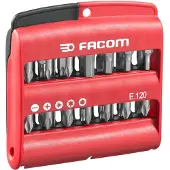 Facom E.120PB Bit-Set 28 delar Stjärnspår Phillips, Stjärnspår Pozidriv, Inner-sexkantig, Inner-sextandhålsgrepp (TX)
