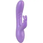 Sweet Smile Smile - rabbitvibrator med klitorisstimulator - lila