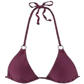 LASCANA Bikiniöverdel 'Kati' bordeaux