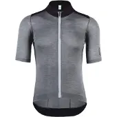 Q36.5 Adventure Short Sleeve Jersey Grey Black, Size S