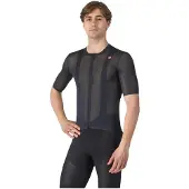 Castelli Superleggera A/C Short Sleeve Jersey Light Black, Size M