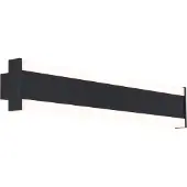 QAZQA Modern vägglampa svart CCT 60 cm inkl. LED IP54 - Vanya