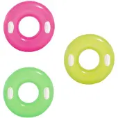Sublime Market Connect Bouée gonflable - INTEX - 59258 - 76 cm - Couleur néon - Pour enfants à partir de 3 ans elektrisk kalk färg