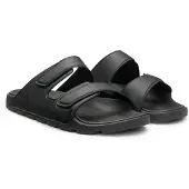 HUGO Logo sandals with double touch-closure straps