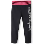 MINOTI Leggings svart / off-white