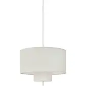New Works Taklampa , Margin, dimbara, Vit, Matsal, Tyg / textil, Skandinavisk