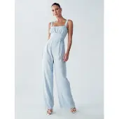 BWLDR Jumpsuit 'Orchid' pastellblå
