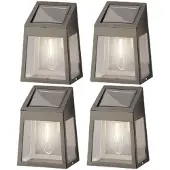 Lumineo 898174 Solcellsvägglampa 4 Enheter
