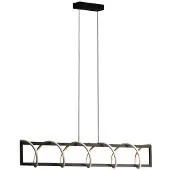 FISCHER&HONSEL GMBH Pendellampa Gwen, dimbar, Svart, Vardagsrum / matsal, Metall, Modern