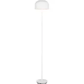 TRIO Leuchten LED golvlampa Jeff, dimbar, Vitt / opal, Sovrum, Metall, LED-golvlampa
