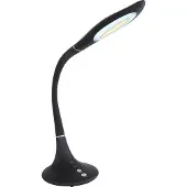 Globo Lighting LED skrivbordslampa Pattaya, dimbar, Svart, Arbetsrum / kontor, Syntetmaterial, Modern, LED-bordslampa