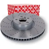 FEBI BILSTEIN Bromsskiva 179592 fram, ventilerad, slits, höggradigt förkolnad, 1 Stycke