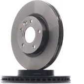 TRW Bromsskiva DF6536 fram, ventilerad, 1 Stycke