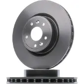 Brembo Bromsskiva 09A75211 fram, ventilerad, höggradigt förkolnad, 1 Stycke