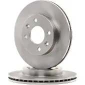 FERODO Bromsskivor DDF158 fram, ventilerad, 2 Stycke