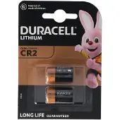 Duracell CR2 CR 2 Fotobatteri Litium 800 mAh 3 V 2 st