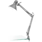 Eglo FIRMO bordlampe med skrueklemme i sølv