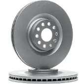FERODO Bromsskiva DDF1504C-1 fram, ventilerad, 1 Stycke