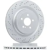 Delphi Bromsskiva BG9414C bak, ventilerad, perforerad, höggradigt förkolnad, 1 Stycke