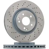 FEBI BILSTEIN Bromsskiva 26107 fram, ventilerad, perforerad, 1 Stycke