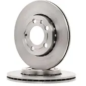 Delphi Bromsskivor BG3695 fram, ventilerad, 2 Stycke