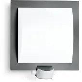 Steinel L 20 S 035693 Utomhusväggbelysning med rörelsedetektor Lågenergilampa, LED E27 60 W Antracit