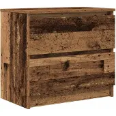 vidaXL TV-bänk gammalt trä 60x35x54 cm konstruerat trä