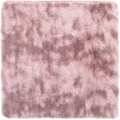vidaXL Ryamatta med lång lugg NAVARRA dammig rosa 240x240 cm polyester
