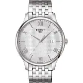 Tissot Tradition Gent Silverfärgad/Stål 42 mm
