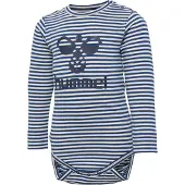 Hummel Body l/ä - hmlMulle - Marinblå Peony - - 56 - Body L/Ä
