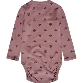 Hummel Body l/ä - HmlBambo - Twilight Mauve - - 3 år (98) - Body L/Ä