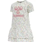 Hummel Klänning - hmlAurora - Marshmallow - - 1 år (80) - Klänning