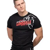 Lonsdale T-shirt 'Walkley' röd / svart / vit