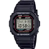 Casio Klocka - - DW-5600RL-1ER - Svart Plast - Vattentålig 20 bar - Digital