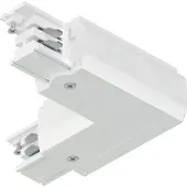 Paulmann 91373 ProRail3 L-Connect Erde Högspänningsystem-komponent L-anslutning ProRail3 Vit