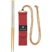Snow Peak - Kök - Wabuki Collapsible Chopsticks Large för Unisex - Beige