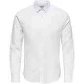 Only & Sons Skjorta 'ONSCaiden' vitmelerad