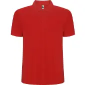 Roly Herrar Pegaso Premium Enfärgad Polotröja (Röd)