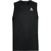 Odlo - Trail running kläder - Tank Crew Neck Essential Black för Unisex - Storlek L - Svart