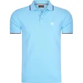 Cappuccino Italia Polo SS Polo Applique Pique Blå