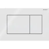 Geberit Manöverplatta Sigma01 fyrkant vit