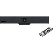 Yealink MeetingBar A10 - Allt-i-ett-bar för videosamarbete (videofält, VCR11 fjärrkontroll) - Certifierad för Microsoft-teams, Certifierad för Zoom Rooms - power adapter included